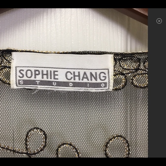SOPHIE CHANG Black Duster BNWOT - Picture 5 of 9